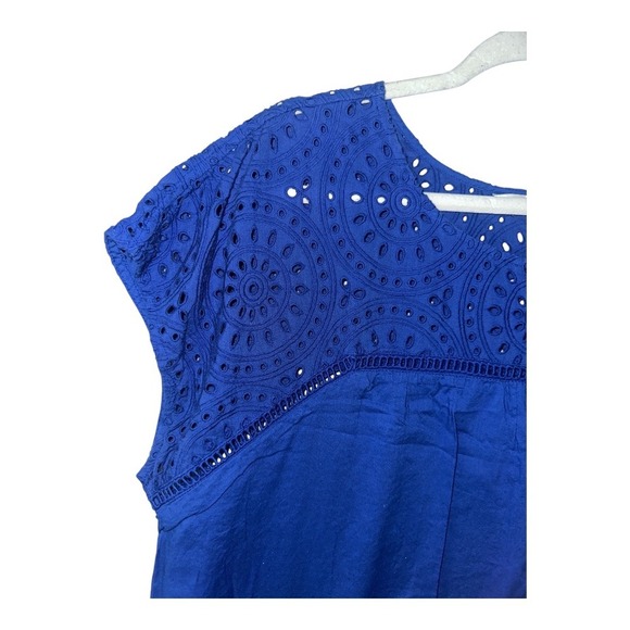 Tommy Bahama Blue Fiesta Lights Sheath Sundress, Large - Picture 2 of 7